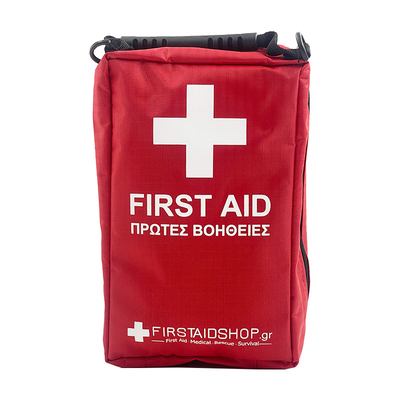 Waterproof Nylon Travel First Aid Kit 25x16x10cm Red