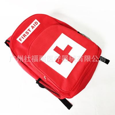 Nylon Travel First Aid Backpack 10 Capacity 0.5kg for Camping Hiking