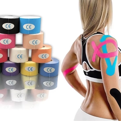 5cm x 5M Elastic Kinesiology Tape 97% Cotton Therapy Sport Tape