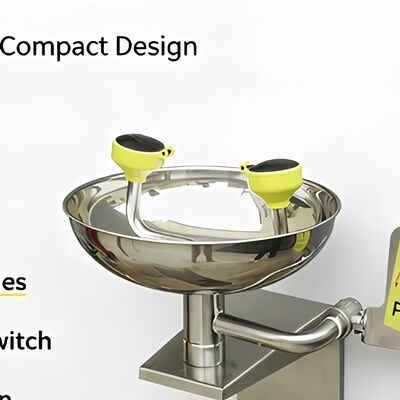Wall‑Mounted Emergency Eyewash Station